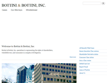 Tablet Screenshot of bottinilaw.com
